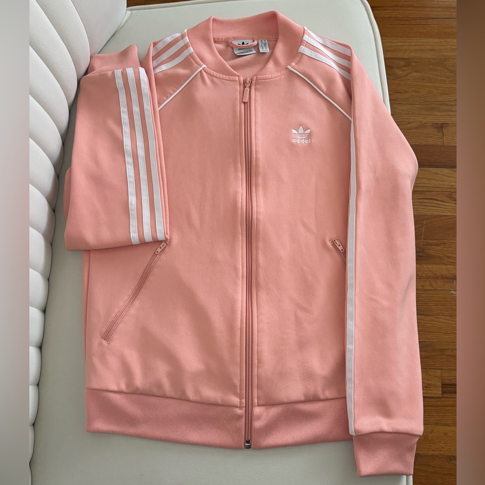 Adidas pink Zip-Up Jacket